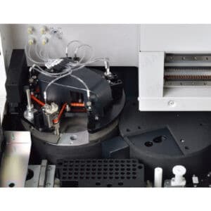 Separación magnética de 4 fases con temperatura controlada de forma precisa.
Fiabilidad de rendimiento consistente con sistema de detección PMT mejorado.
Mezcla con agitardor vortex sin tocar para solución de reacción sin ninguna contaminación.
